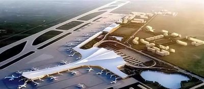 机场特警在紧张巡逻中的英姿